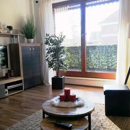 Schoene Voll Ausgestattete Ferienwohnung Havixbeck Buitenkant foto