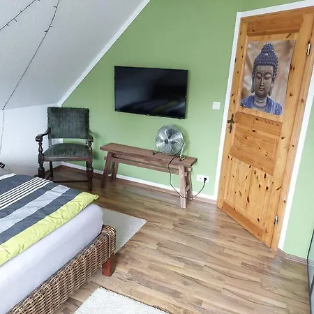 Schoene Voll Ausgestattete Ferienwohnung Havixbeck Buitenkant foto